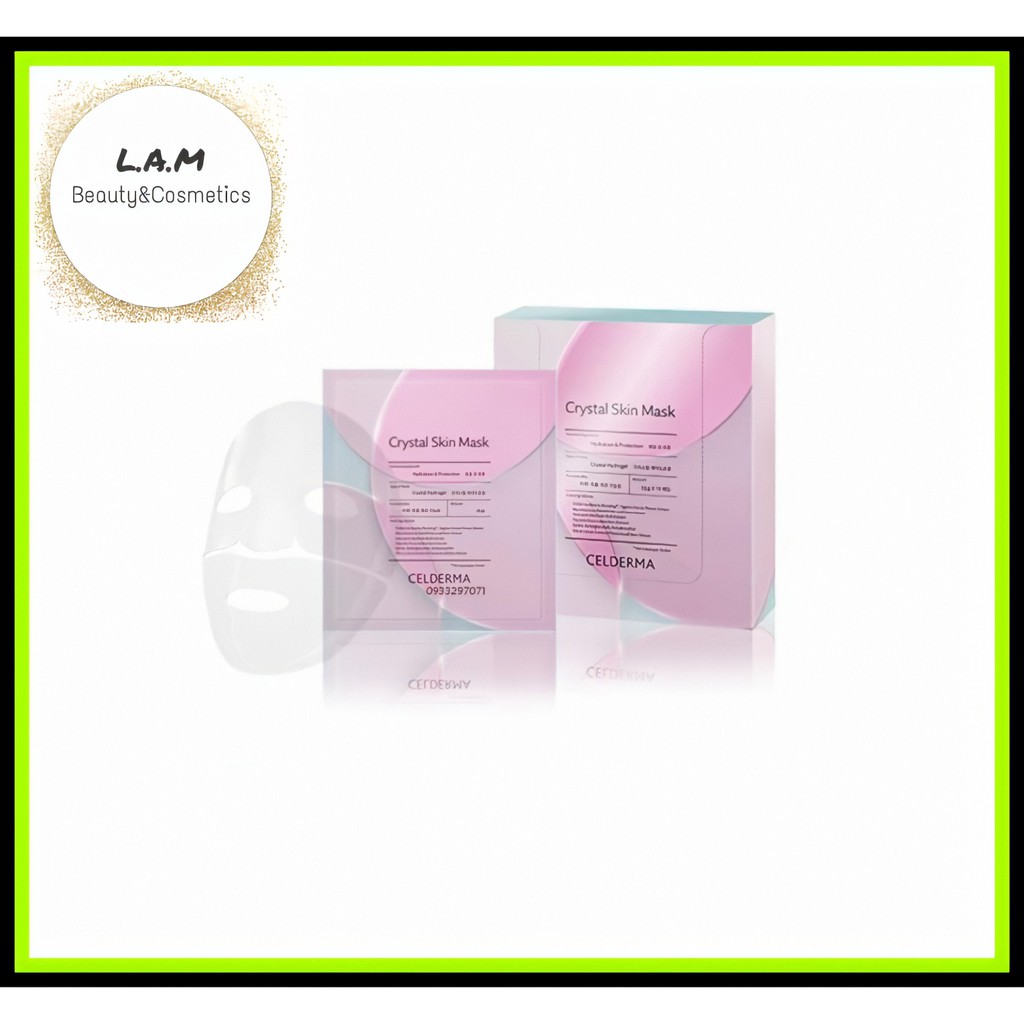 MẶT NẠ THẠCH ANH CELDERMA CRYSTAL SKIN MASK