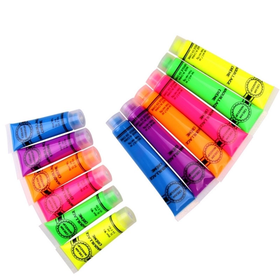 Màu vẽ cơ thể human dạ quang chống thấm nước trang điểm Halloweenshidi.my10.6 | BigBuy360 - bigbuy360.vn