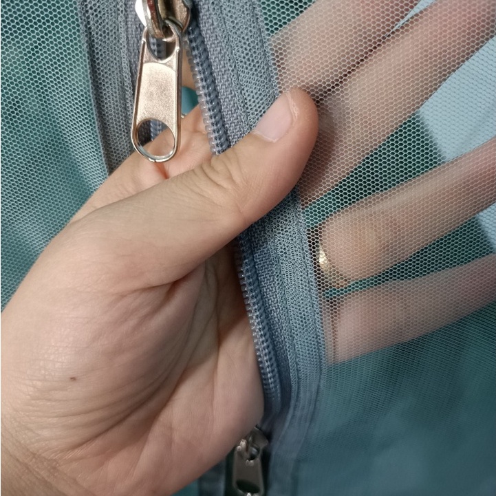 Mùng màn thiền tự bung size 1.2mx1.2mx1,25mmẫu mới có túi ngủ