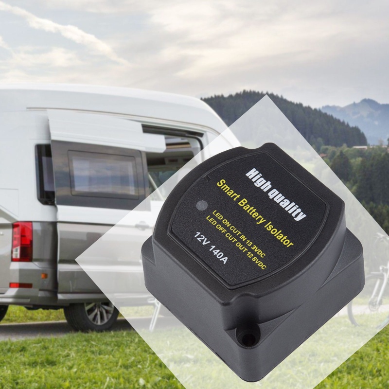 Rơ Le Nhạy Cảm Ứng Điện Áp Kép EDB * Phổ Biến 12V 140 Amp Cho Tàu Thuyền