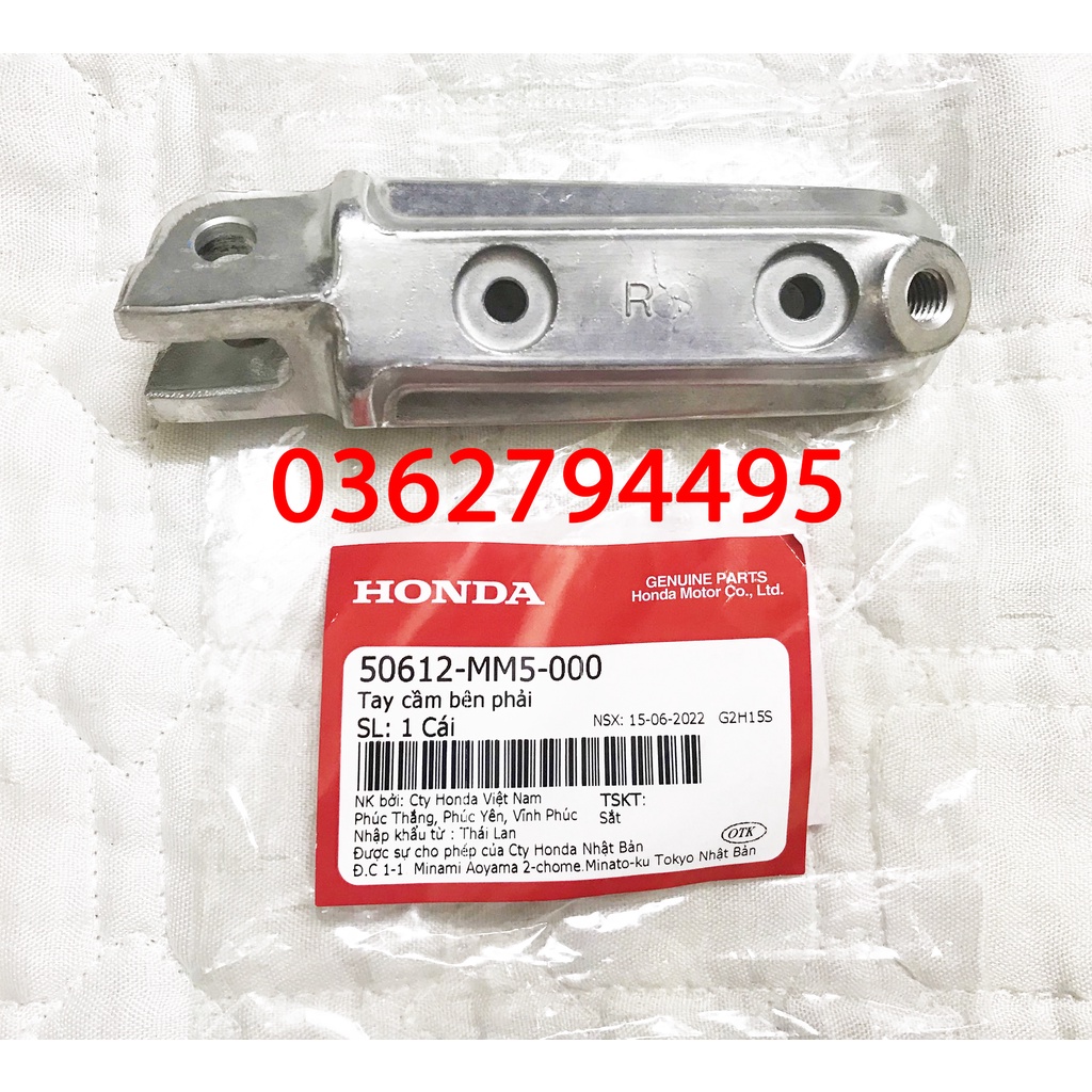 Cao su gác chân trước Winner X/Winner V3 Zin chính hãng Honda