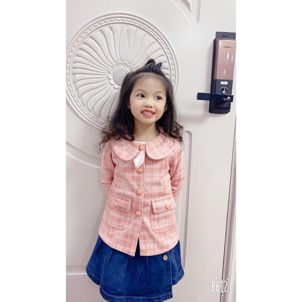 Áo khoác dạ litibaby màu vàng, hồng PH216 size bé từ 11-24kg Chính hãng, đổi trả 10 ngày không ưng
