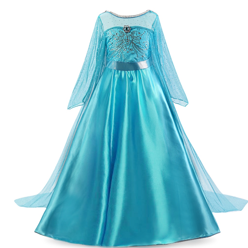 Đầm Hóa Trang Công Chúa Anna Elsa Cho Bé Gái