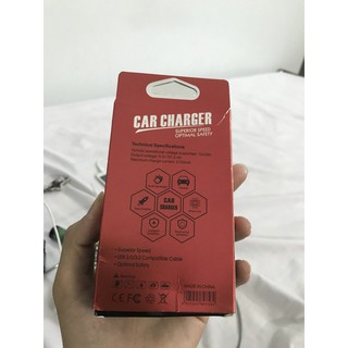 tẩu xạc ô tô 2 cổng usb