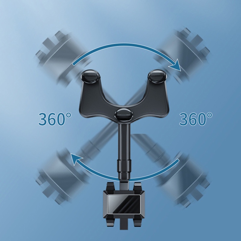 Giá Đỡ Điện Thoại Gắn Kính Chiếu Hậu Xe Hơi Không Cần Khoan Lỗ An Toàn