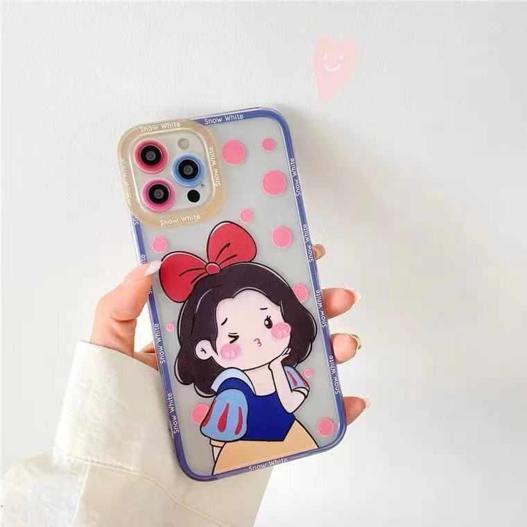 Ốp Điện Thoại In Hình Công Chúa Hoạt Hình Dễ Thương Cho IPhone 13 11 12 Pro Max Xs Max XR 6 6s 7 8 Plus