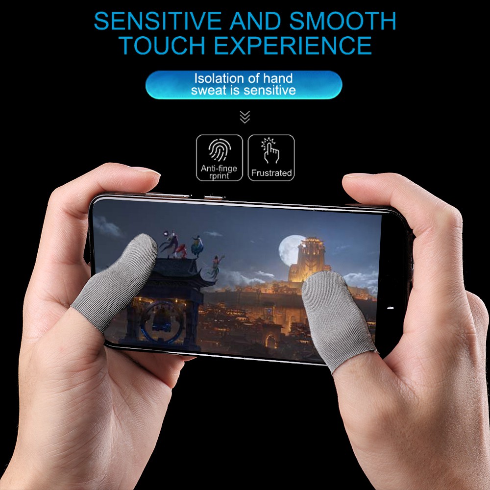 TZUZL Bộ 2 Cái (1 Đôi) Bọc Ngón Tay Chơi game pubg Chống Mồ Hôi Chuyên Dụng