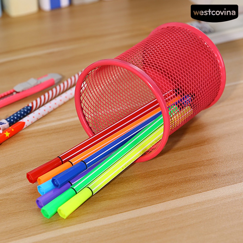 [Hot]✍Giá Đỡ Bút Bằng Sắt Chống Mòn Sức Chứa Lớn Tiện Dụng Cho Gia Đình