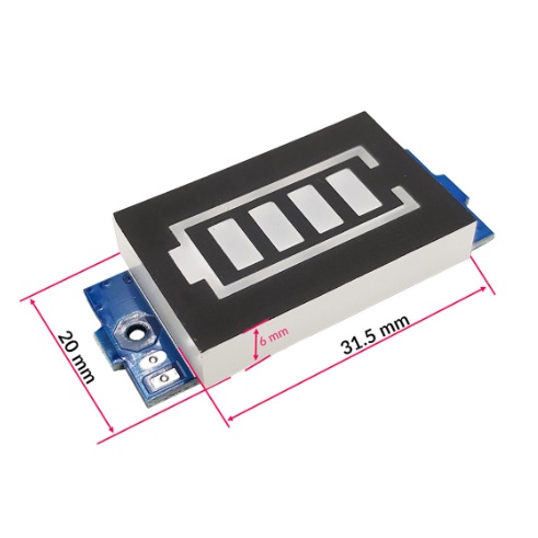 Mạch báo dung lượng pin 1s,2s,3s,4s,5s,6s,7s,8s, mạch 3S 11.1-12.6V, mạch 4S 13.2- 16.8V