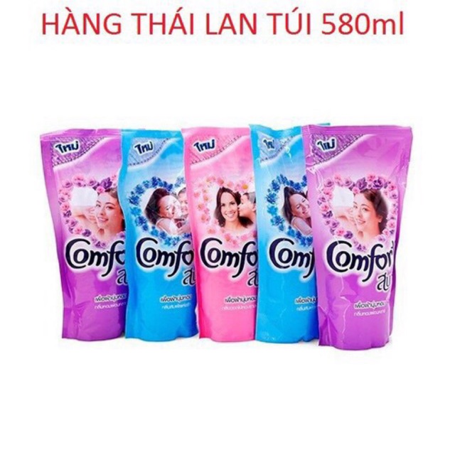 1 Túi Với nước xả Comfort Thái Lan 580ML (màu ngẫu nhiên)
