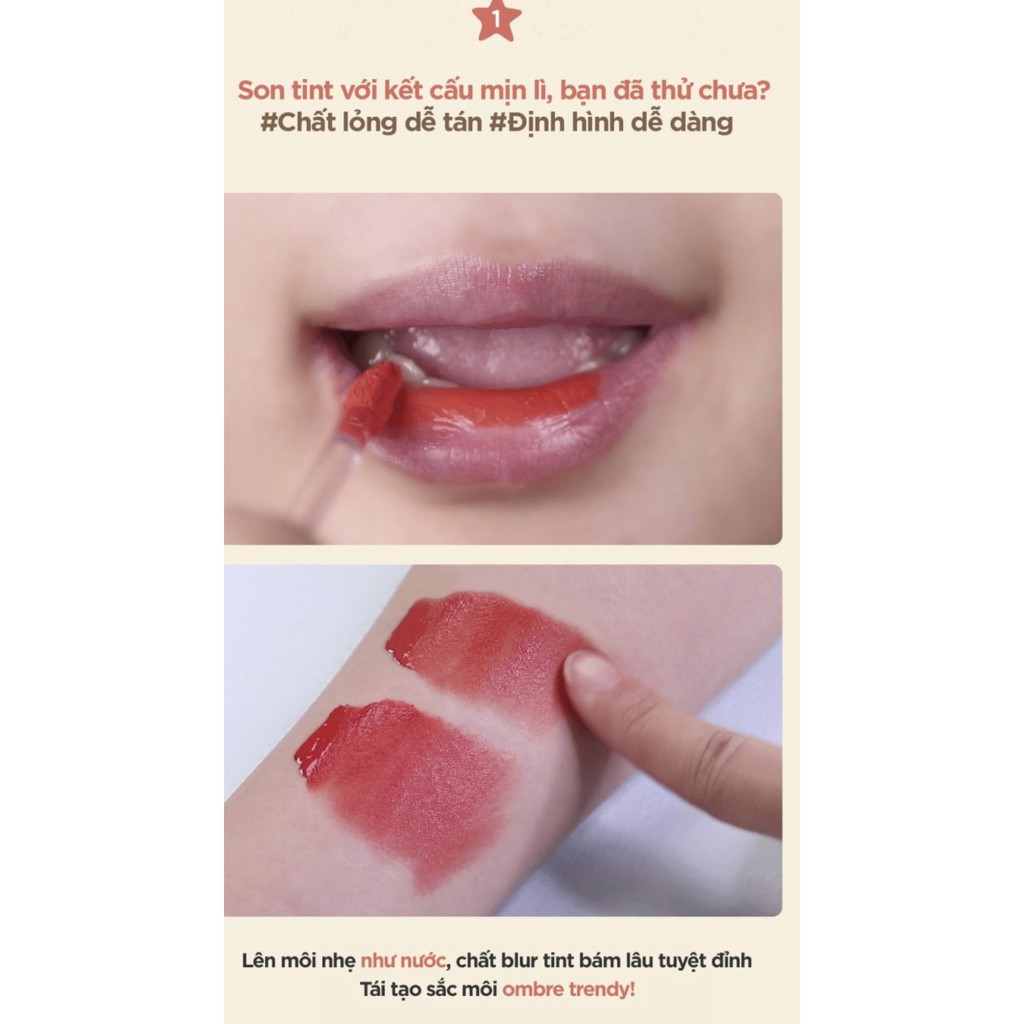 [Authentic] Son Kem Lì Black Rouge All Day Power Proof Matte Tint MT01, MT02, MT03, MT04 | BigBuy360 - bigbuy360.vn