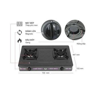 Bếp gas Rinnai RV-2715G
