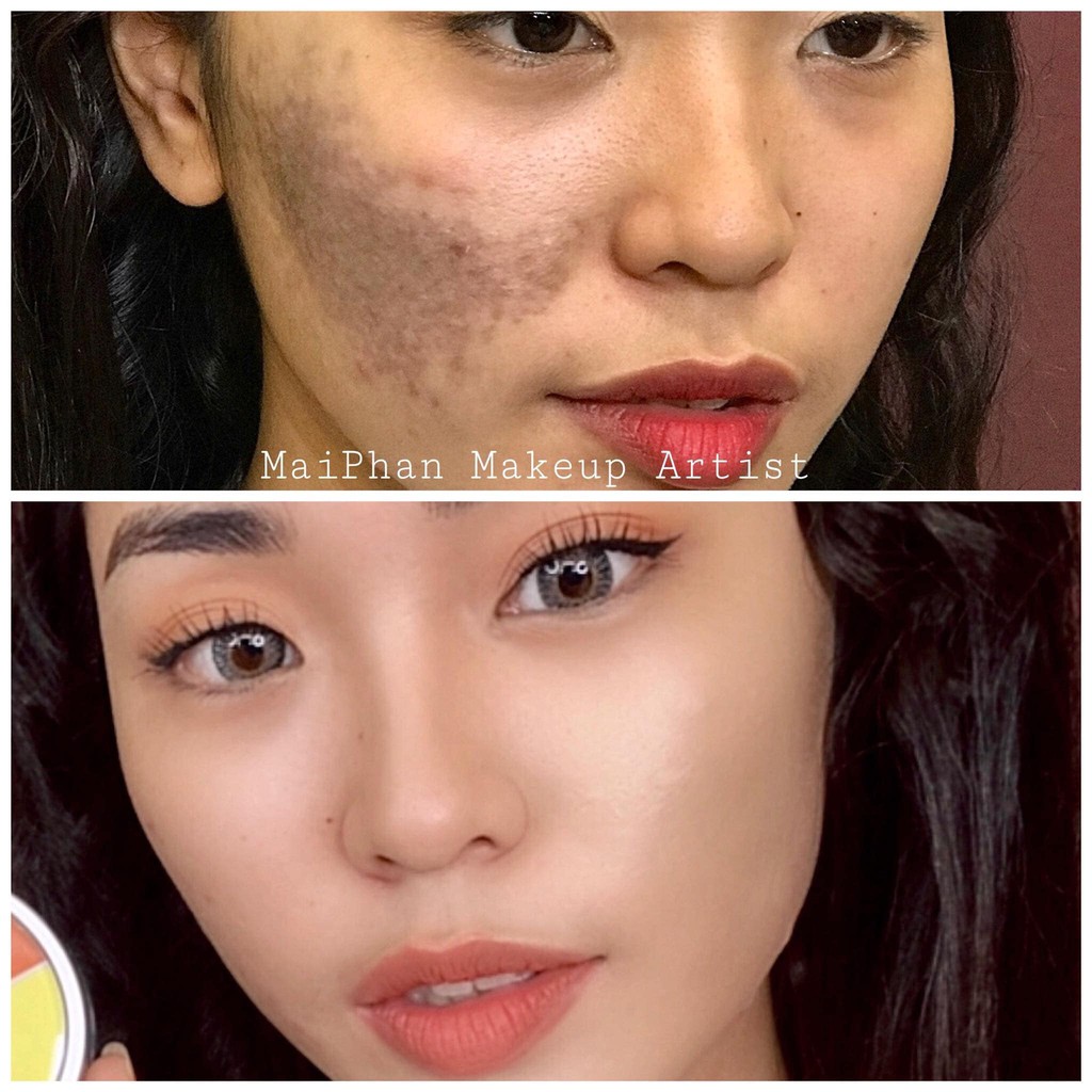 Che khuyết điểm triệt sắc Kryolan size mini 6 ô màu che phủ toàn diện Bride Care