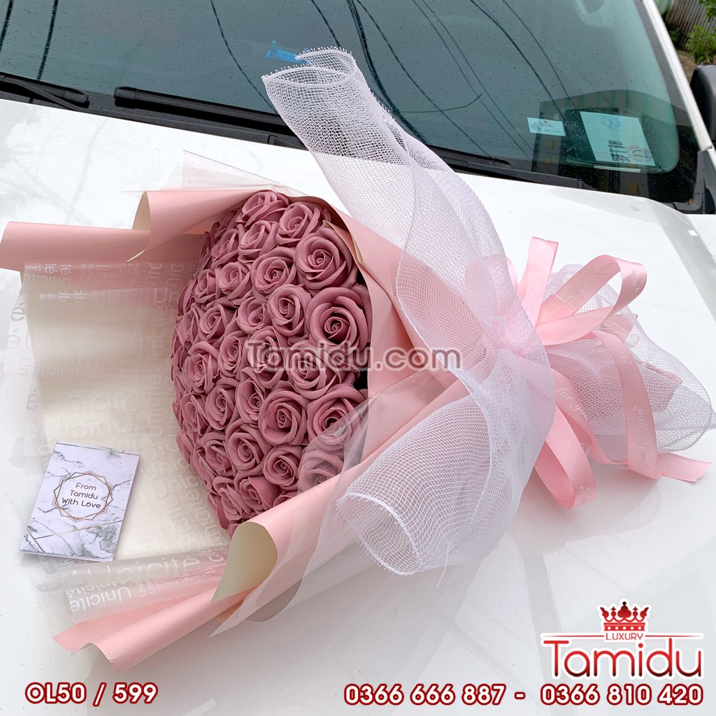 Chỉ 1 Ngay Bo Tron Hoa Sap 50 Bong Mau Hồng Bo Hoa Sap đẹp Nhất Trong Cao Mẫu Hoa Shopee Việt Nam