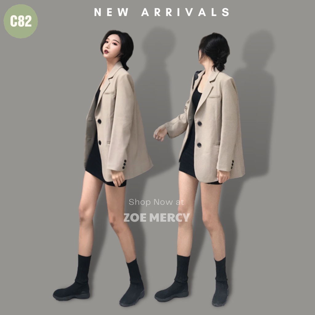 -Áo Blazer nâu (C82)
