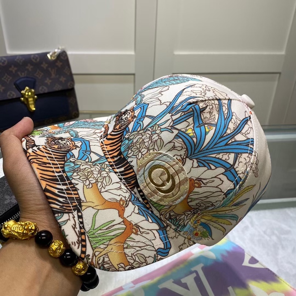 Mũ Lưỡi Trai Chống Nắng Thêu Hình Hổ