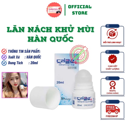 Lăn Khử Mùi Hôi Nách, Hôi Chân Cực Hiệu Qủa Của Hàn Quốc 20ml [ Auth 100% ]