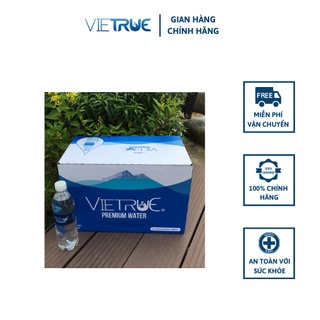 Thùng 24 Chai Nước Suối Tinh Khiết Vietrue Ngọt Lành Đảm Bảo An Toàn 500ml