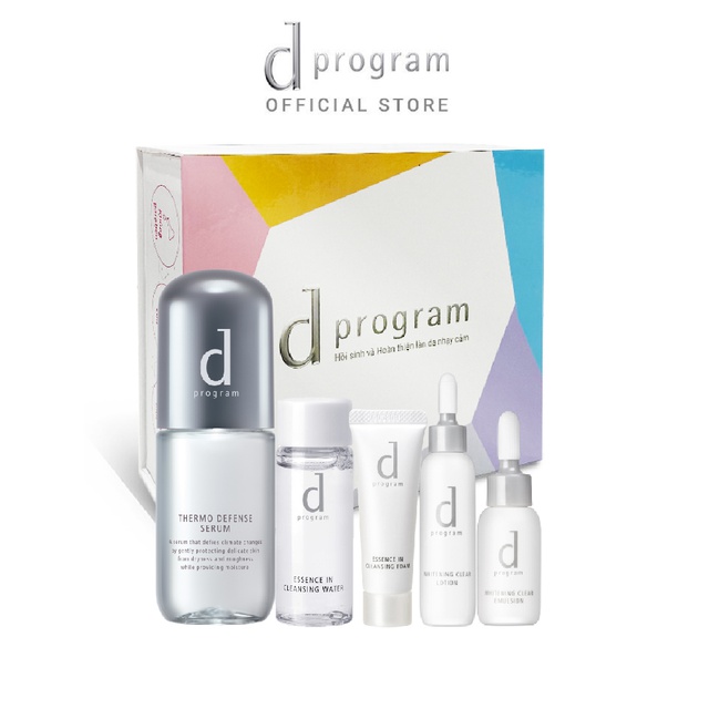 Bộ sản phẩm Serum dưỡng da bảo vệ chuyên sâu, làm sạch và dưỡng trắng d program | BigBuy360 - bigbuy360.vn