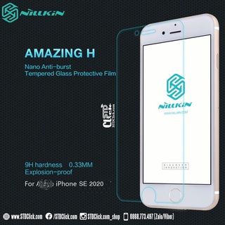 MIẾNG DÁN CƯỜNG LỰC IPHONE SE 2020 NILLKIN AMAZING H CHÍNH HÃNG [NEW SALEOFF]