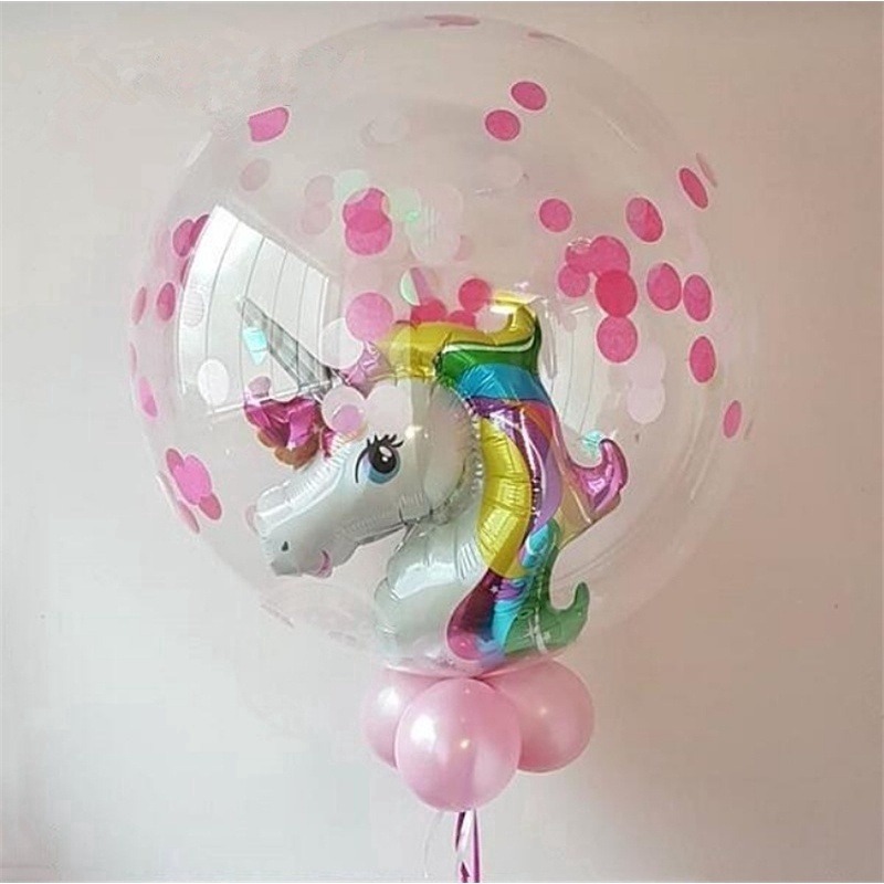 Set 2 Bong Bóng Latex Trong Suốt Trang Trí Tiệc Cưới