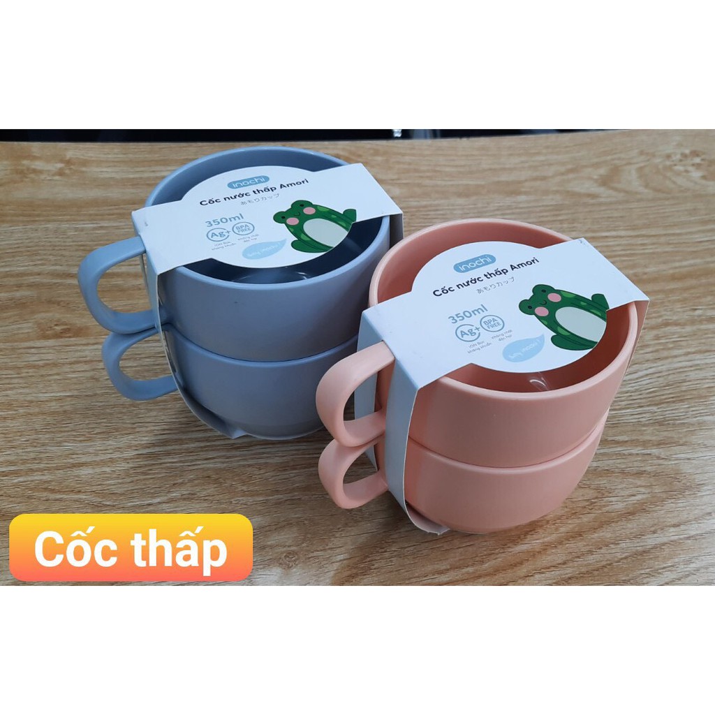 Cốc uống nước bằng nhựa cho trẻ 350ml, hàng chuẩn xuất nhật, nhựa nguyên sinh, kháng khuẩn, an toàn tuyệt đối