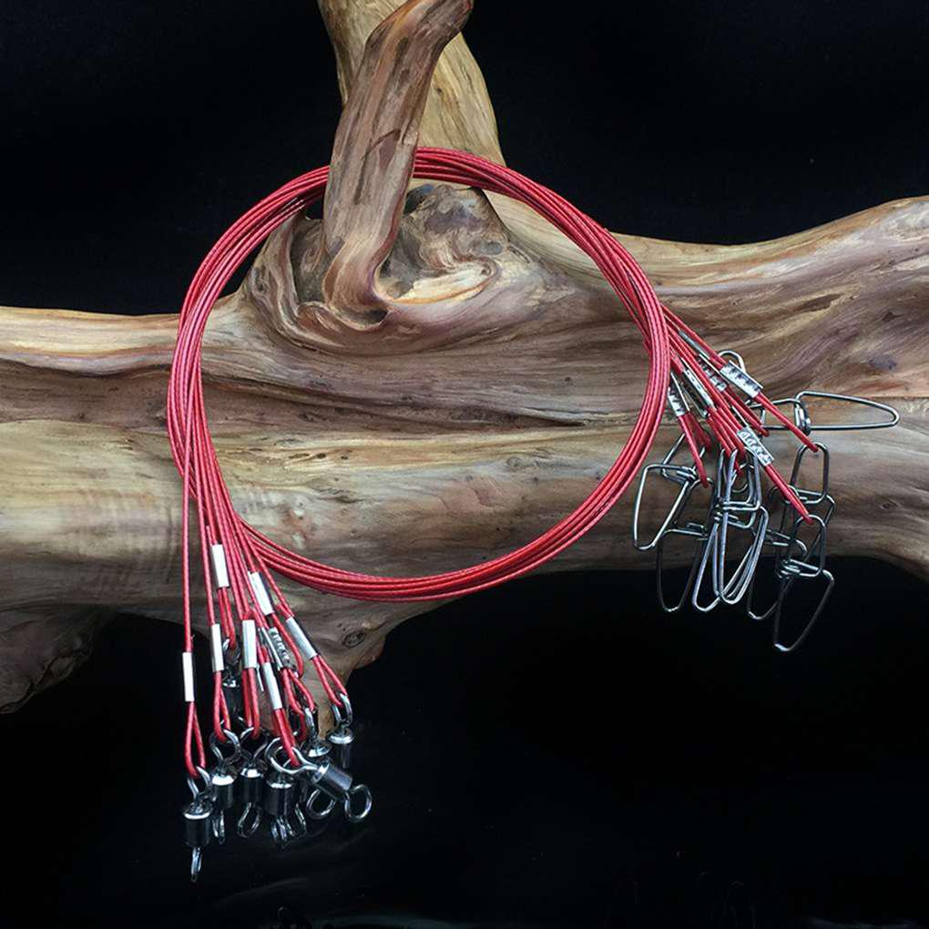 Dây Câu Cá Dày Dặn 50CM 150Lb Kèm Khóa Xoay Bằng Đồng Không Gỉ