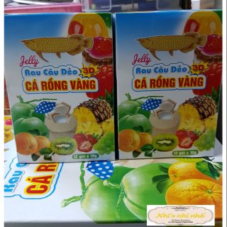 Bột râu câu dẻo 3D#cárồngvàng#1hộp/12gói