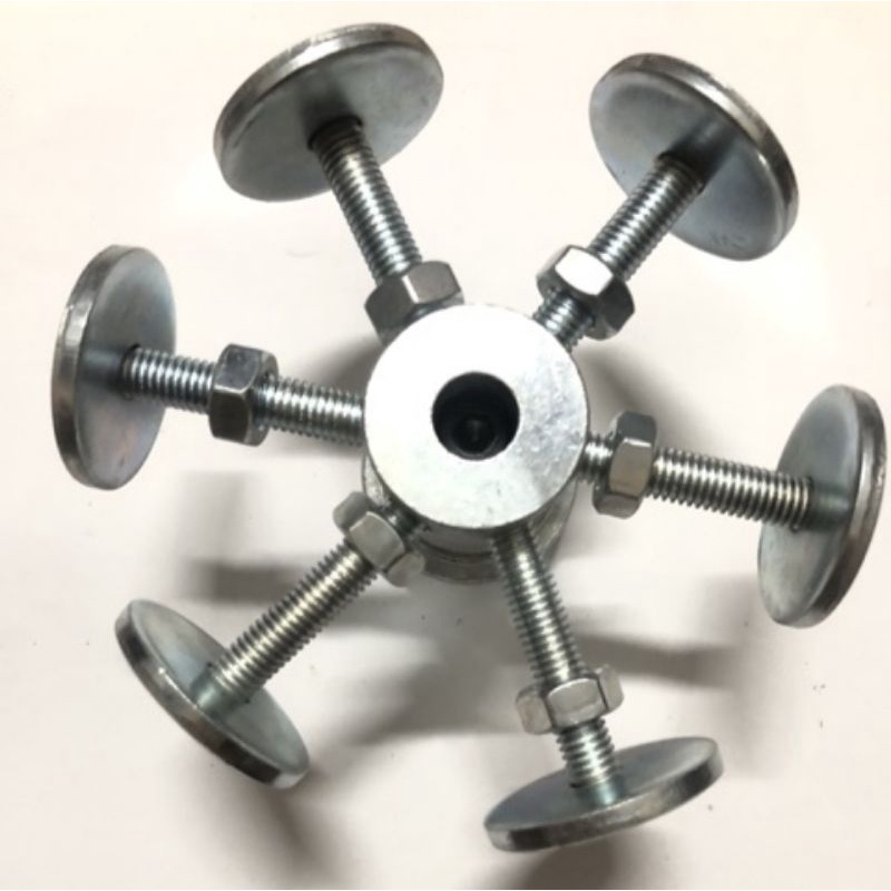 Cữ Xoay 6 Cạnh Để Căn Nhôm Cho Máy Phay Đố Mạ Kẽm Sáng Bóng Chống Rỉ Sét Bay Màu