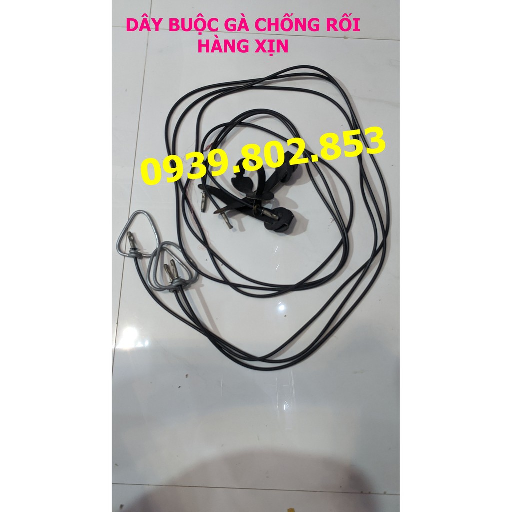 Dây cột gà CAO SU hàng cao cấp - Dây buộc chân gà hàng xịn