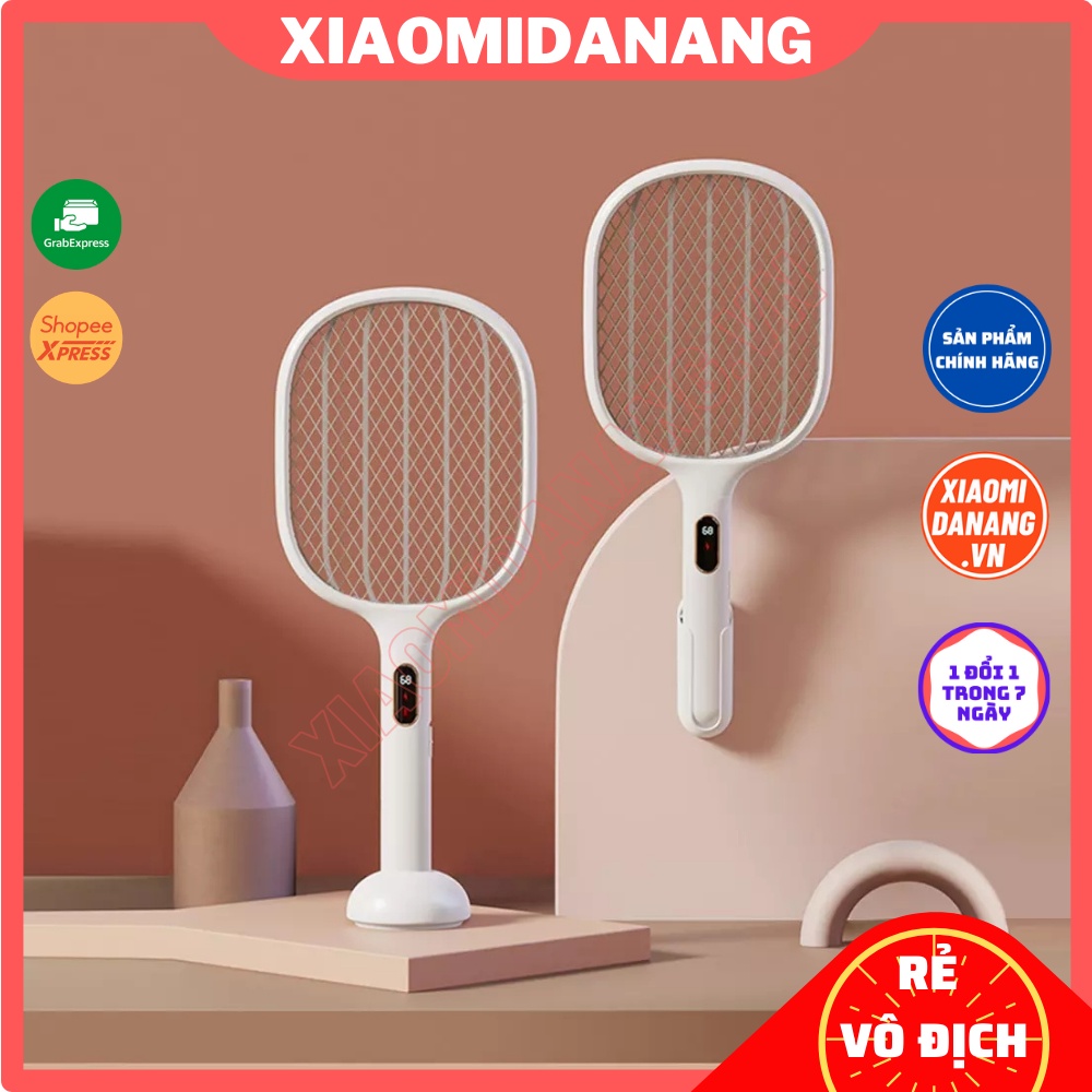 Vợt muỗi Xiaomi Qualitell kiêm đèn bắt muỗi tiện dụng - Màn Hình Hiển Thị Kỹ Thuật Số