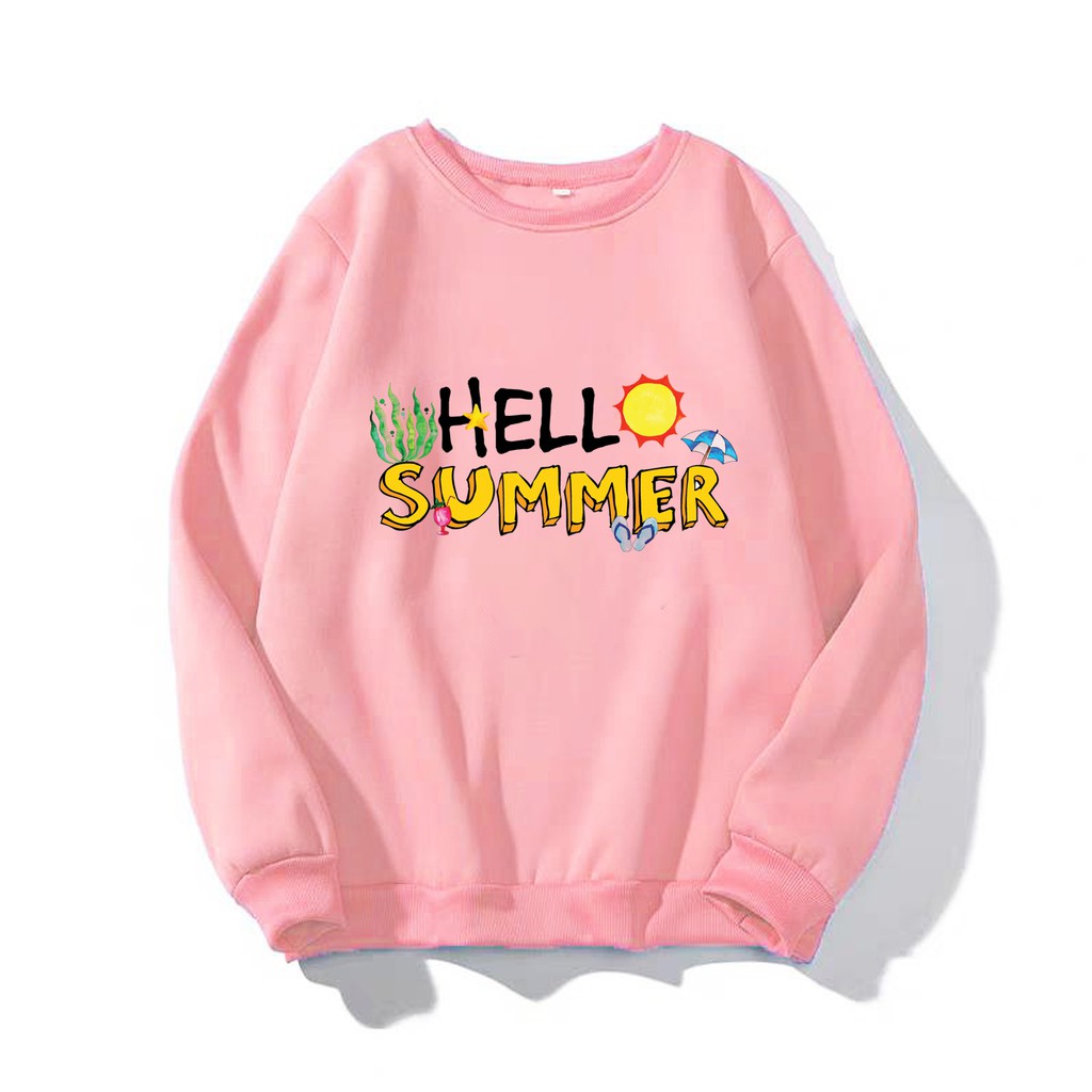 [FREESHIP_50K] Áo sweater nam nữ in hình Summer William - DS115, chất nỉ dày dặn, hợp làm áo cặp