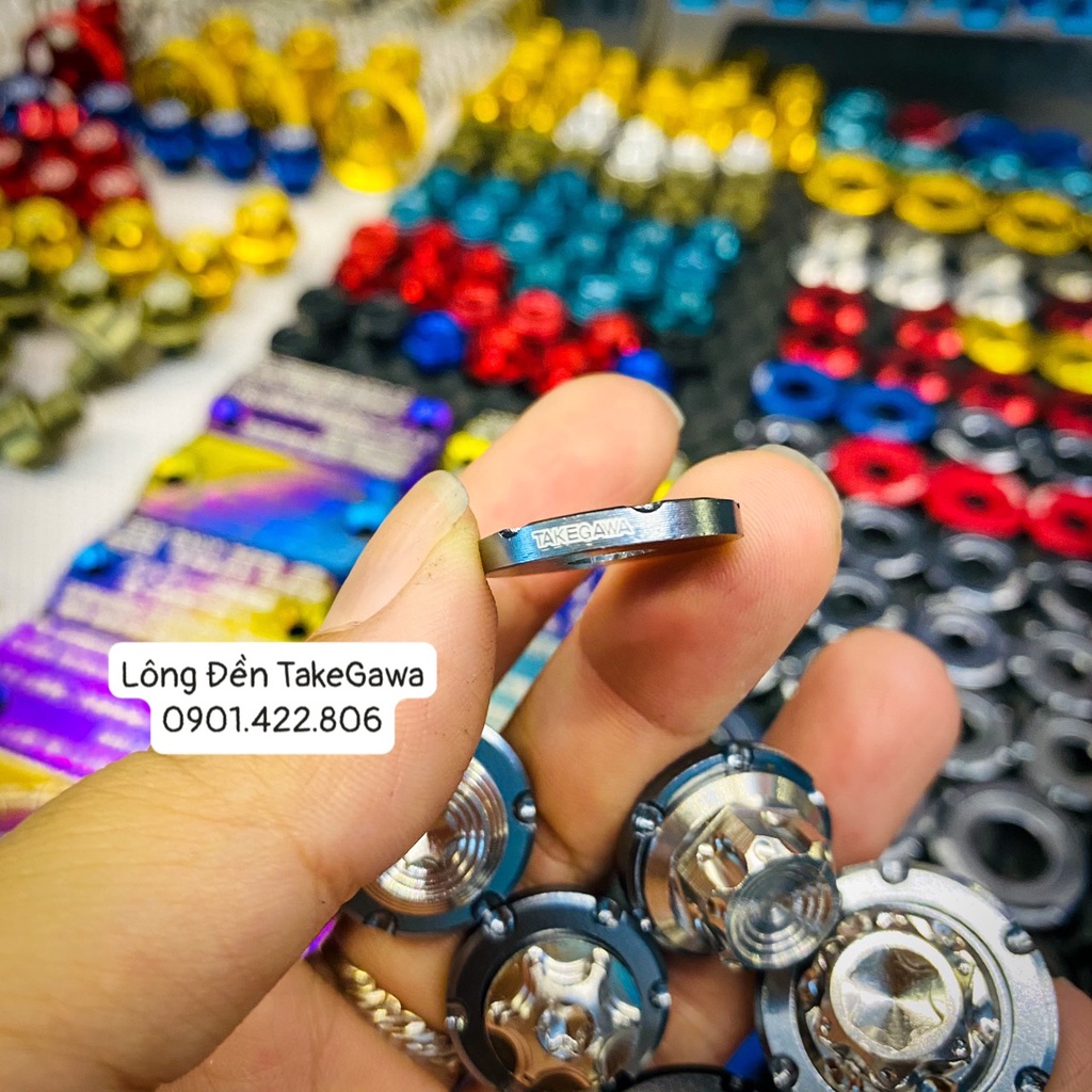 Lông đền Takegawa 6/8/10/12li Xám Titan