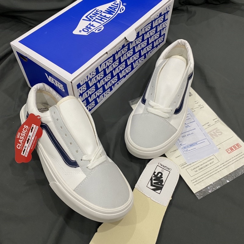 GIÀY VAN.S STYLE VẠCH XANH THAN 1:1 ( FULL BOX + FREE SHIP ]