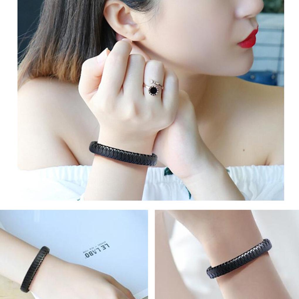 Dây Cáp Sạc Dạng Vòng Tay Bện Dây Giả Da Loại C