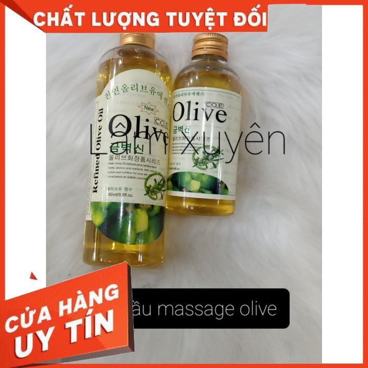 Tinh dầu mát xa massage Olive màu vàng  FREESHIP  tinh dầu massage giúp thư  giãn xóa tan mệt mỏi giúp ngủ ngon giấc