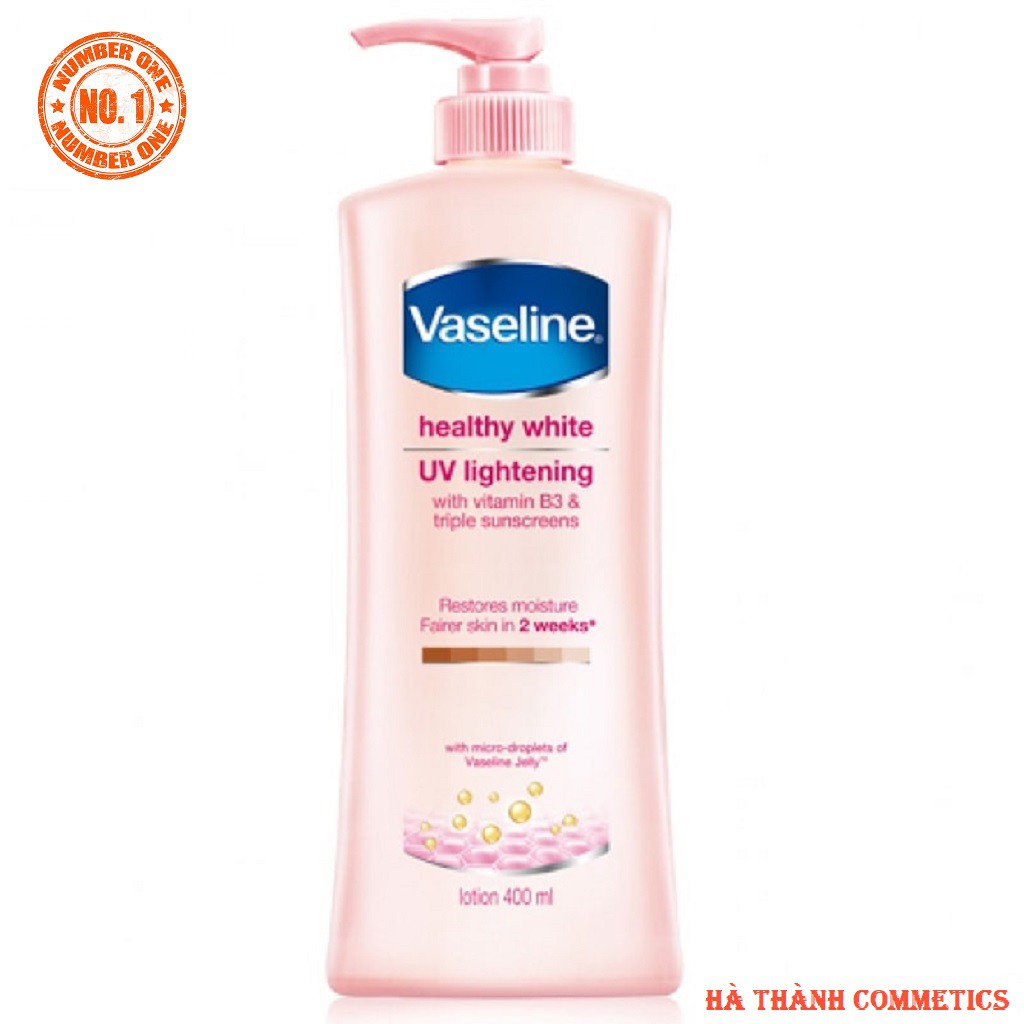 Sữa Dưỡng Thể Vaseline Trắng Da Toàn Thân 350ml, Cam Kết Hàng Chính Hãng Thái Lan - HT272