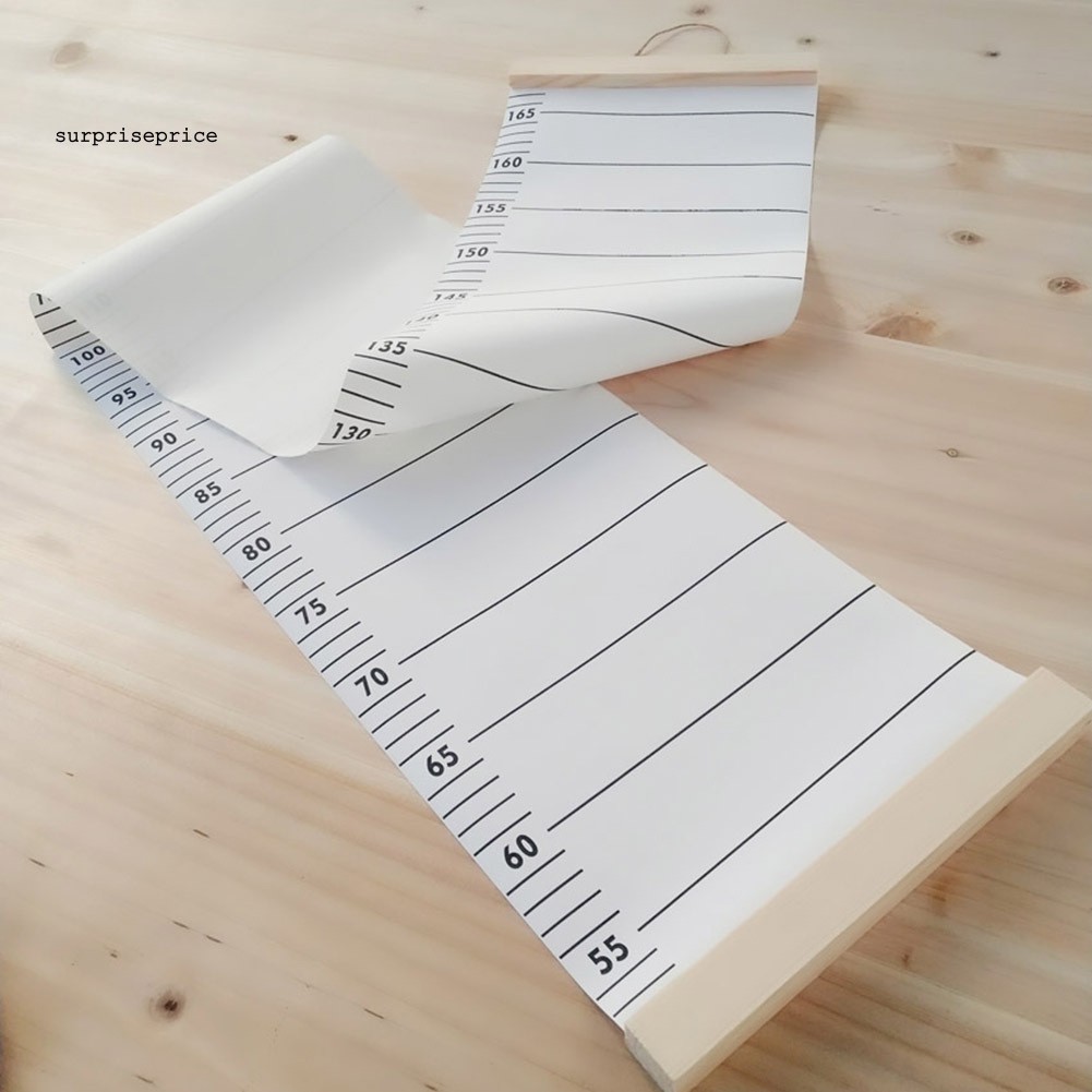 Thước vải canvas treo tường đo chiều cao dành cho bé