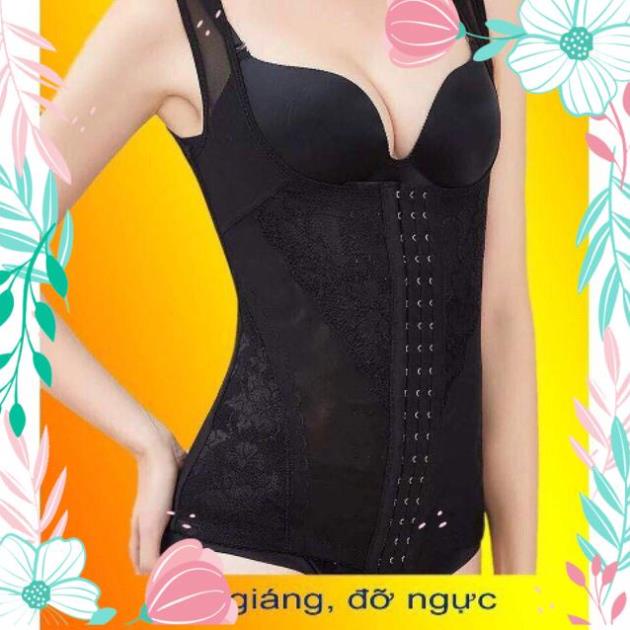 (Chuyên sỉ áo gen định hình )ảnh video thật tôn dáng đỡ ngực tạo đường cong cơ thể - Nhims Shop