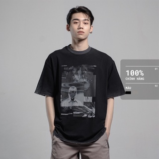 Áo Thun Wash Ngắn Tay Không Cổ HANOIRIOT T0140