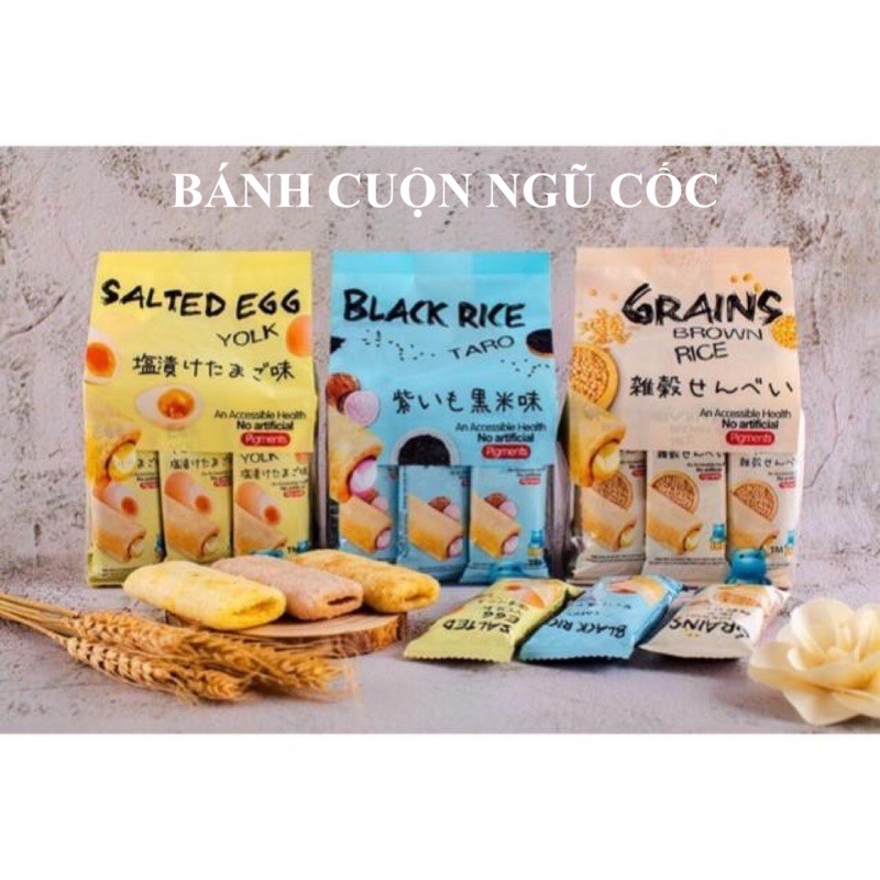 Bánh cuộn ngũ cốc ibo 150 gam (Gói 15 cái - date 11,12/2022)