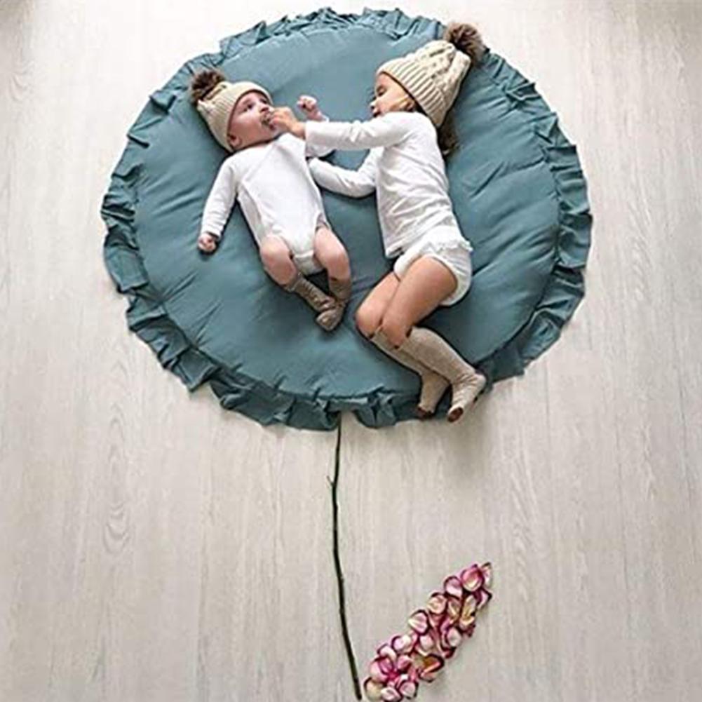 Thảm Tròn Chất Liệu Cotton Cho Bé G1O7