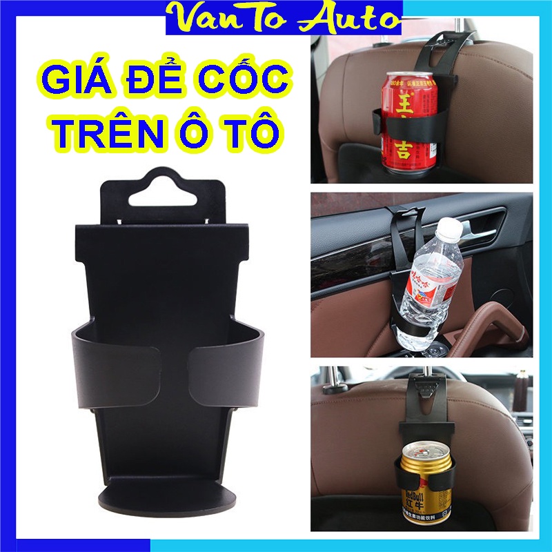 ⚡Video Thật⚡ Giá Để Cốc/Ly/Chai Nước Gắn Ghế Ô Tô, Xe Hơi Tiện Lợi