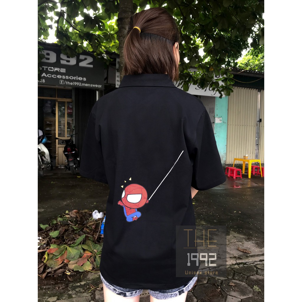 [Mã WASKT304 giảm 15% tối đa 30K đơn 99K] Áo thun áo phông tay lỡ cổ bẻ Polo Unisex 2 màu full size M L XL | BigBuy360 - bigbuy360.vn