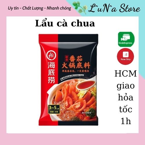 Cốt lẩu cà chua 200g - Gia vị Haidilao nhiều vị date mới ngon như ăn nhà hàng - LuNa Store