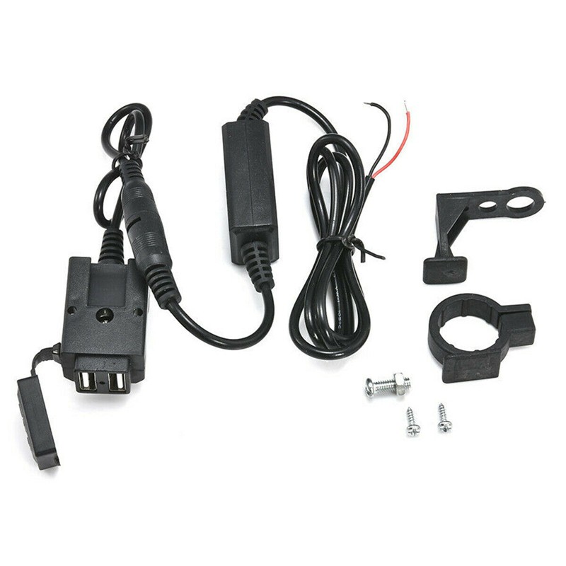 Bộ Sạc Usb Đôi 12V Dành Cho Xe Máy