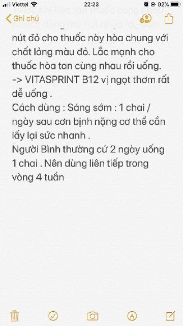Bill kèm Vitasprint hàng Đức | BigBuy360 - bigbuy360.vn