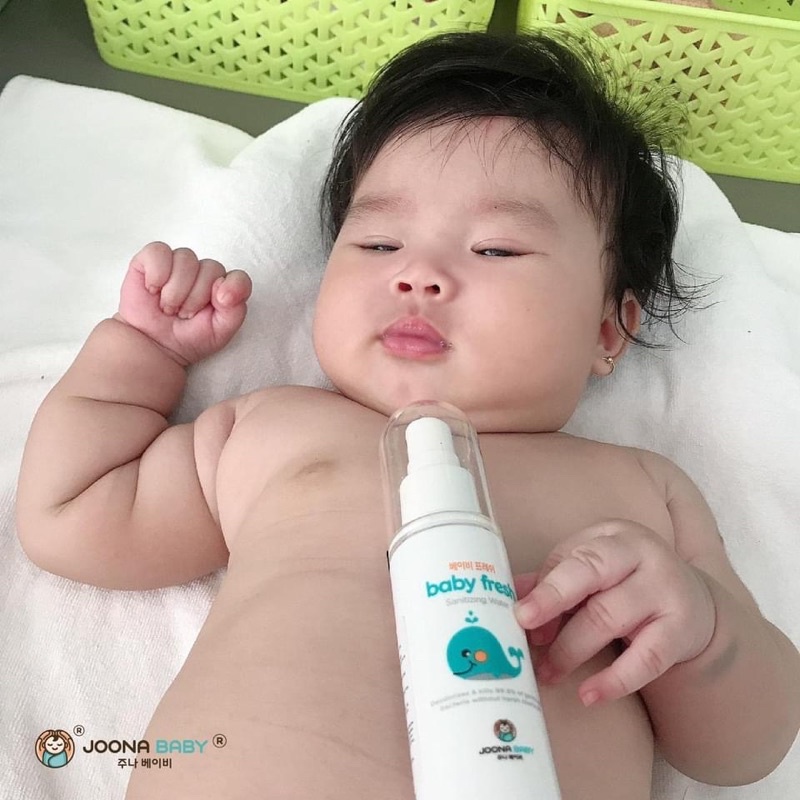 🍀 Xịt diệt khuẩn Baby Fresh - JOONA BABY, xịt khuẩn đồ chơi, rửa bình sữa cho bé - 55ml