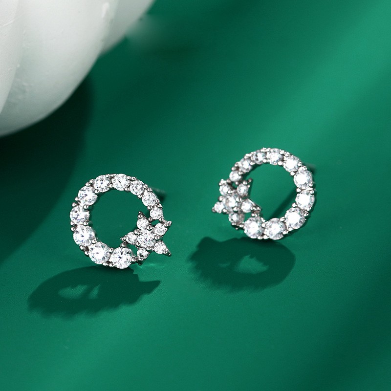 Bông tai ngôi sao nhỏ ngọt ngào thời trang đính đá ANTA Jewelry - ATJ8037