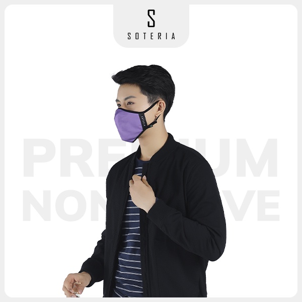 Khẩu trang thời trang Soteria Amethyst Orchid ST266 - N95 lọc 99% bụi mịn 0.1 micro - Size S,M,L
